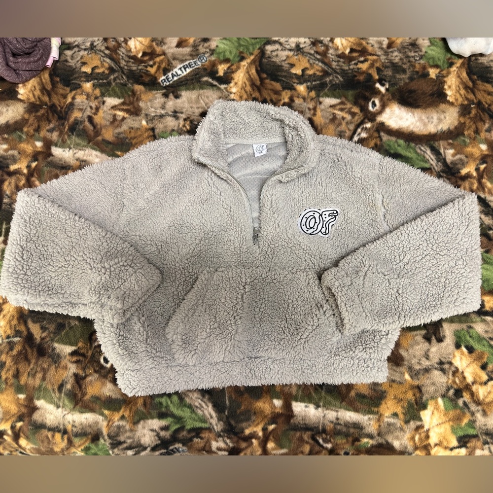 Odd Future fuzzy cropped sweatshirt